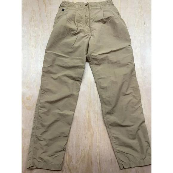 The North Face Pants Women's 10 Tan Hiking Trail Outdoor Straight Leg - Picture 1 of 5